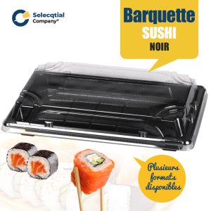 Barquette Sushi 23  rectangulaire