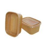 BOL A SALADE RECTANGULAIRE BASE KRAFT