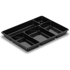 Plateau Repas Acier Inoxydable 5 Compartiments - Achat vente pas cher