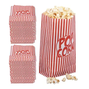 SACHET POP CORN BLANC IMPRIME