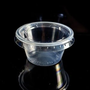 Pot sauce 1 OZ Rond - couvercl détaché